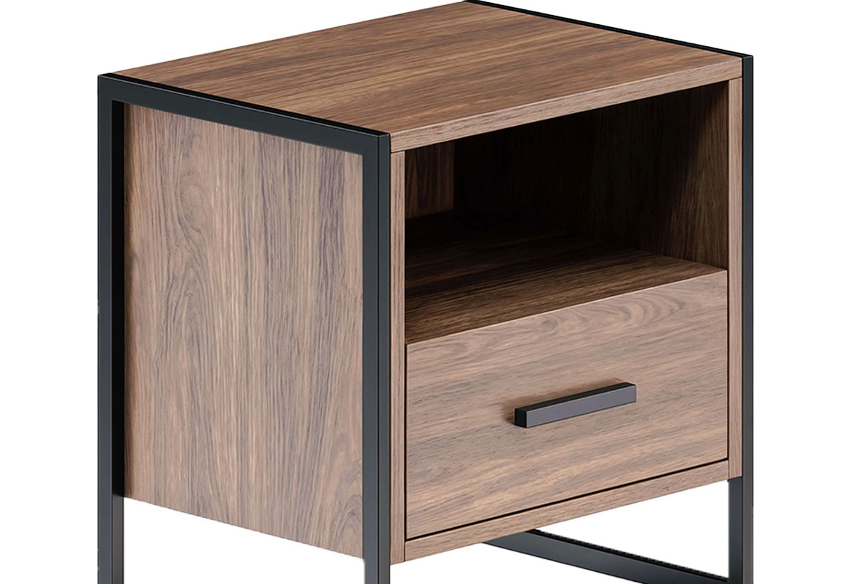 Απεικονίζεται το κομοδίνο από κοντινή όψη.